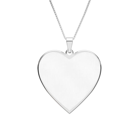 Personalized Heart Photo Necklace – Engraved Photo Pendant