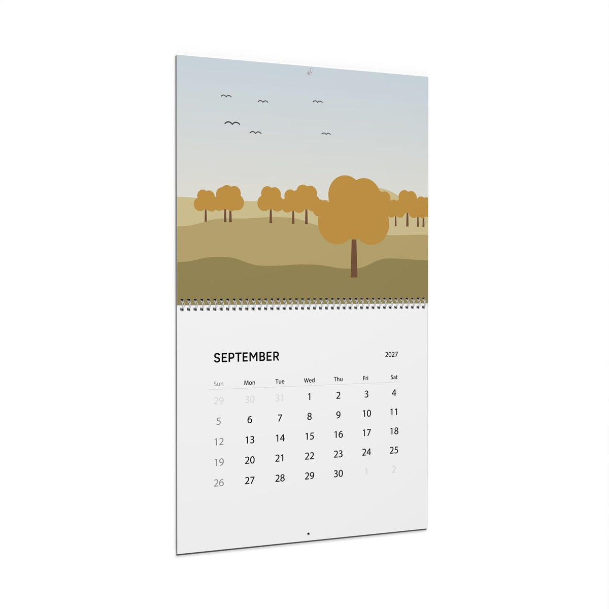 2027 Personalized Photo Wall Calendar – 12 Months of Your Photos