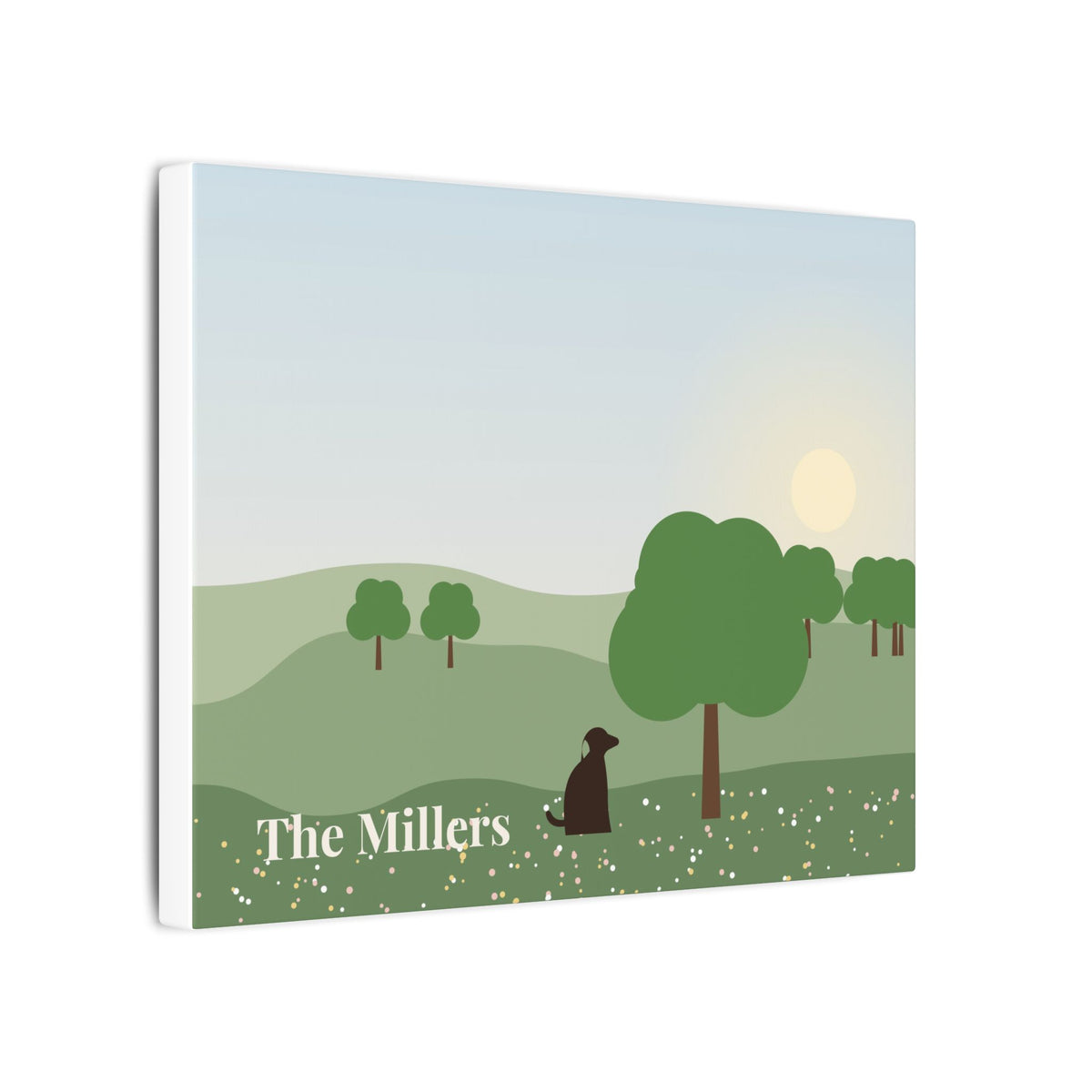 Personalized Photo Canvas Print – Custom Wall Art with Name