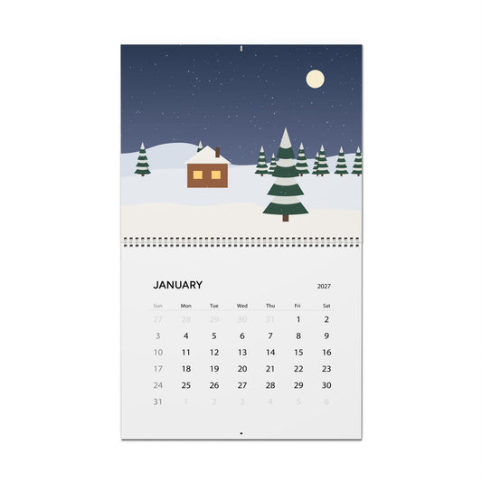 2027 Personalized Photo Wall Calendar – 12 Months of Your Photos