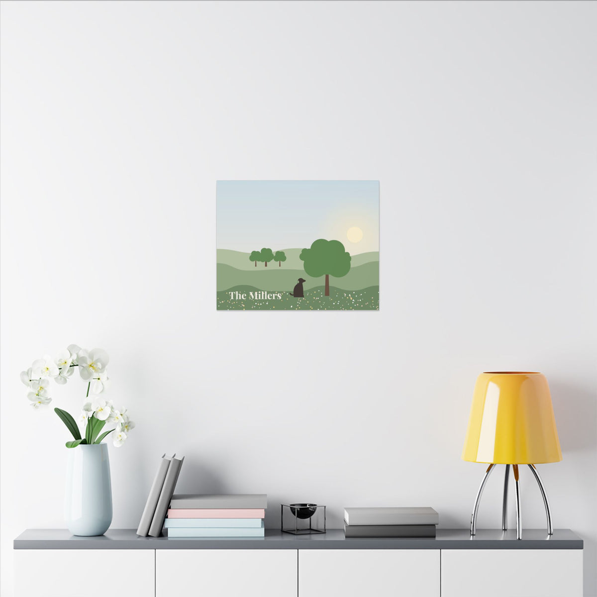 Personalized Photo Canvas Print – Custom Wall Art with Name