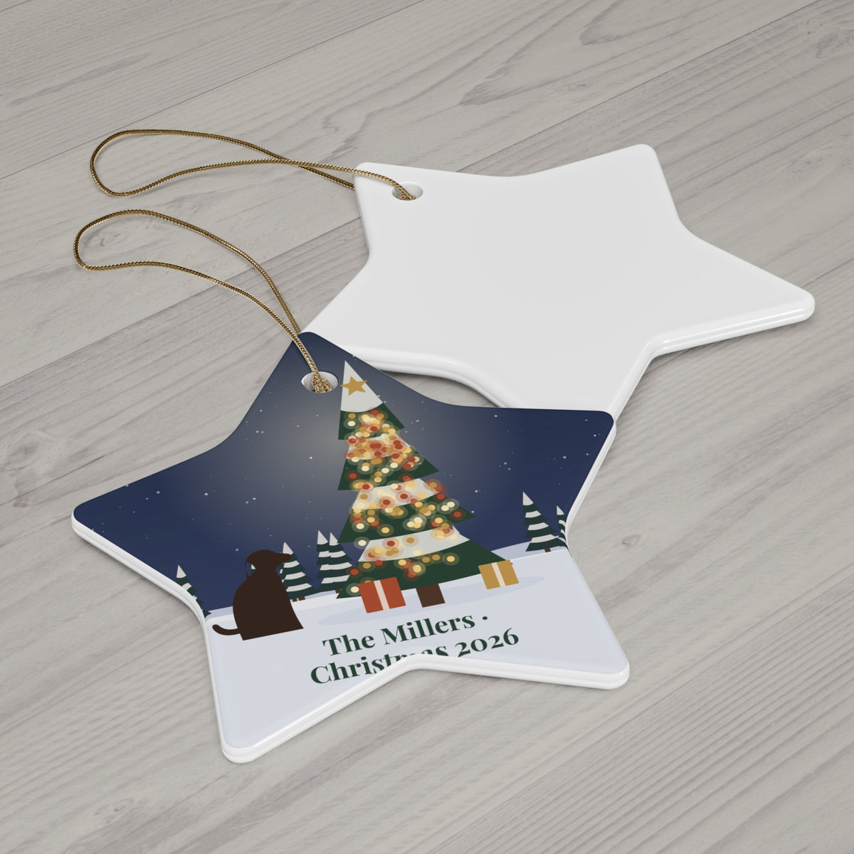 Personalized Photo Ornament – Custom Ceramic Christmas Keepsake