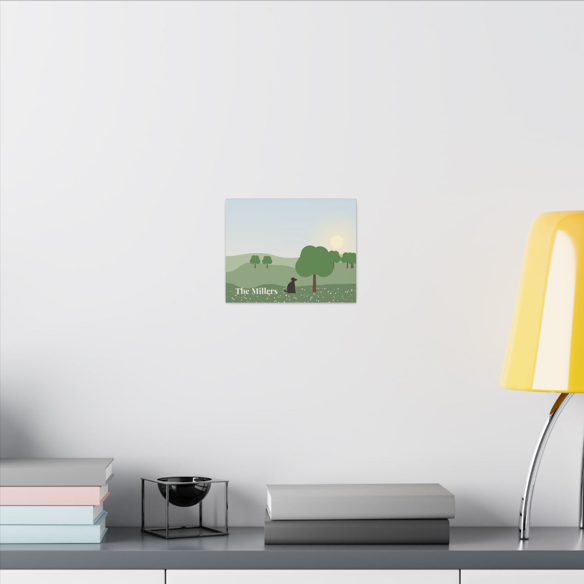 Personalized Photo Canvas Print – Custom Wall Art with Name