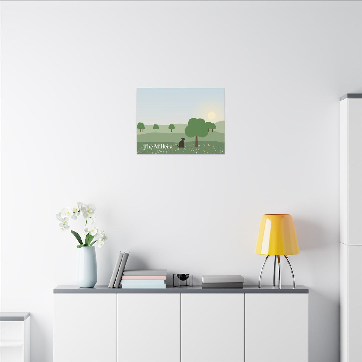 Personalized Photo Canvas Print – Custom Wall Art with Name