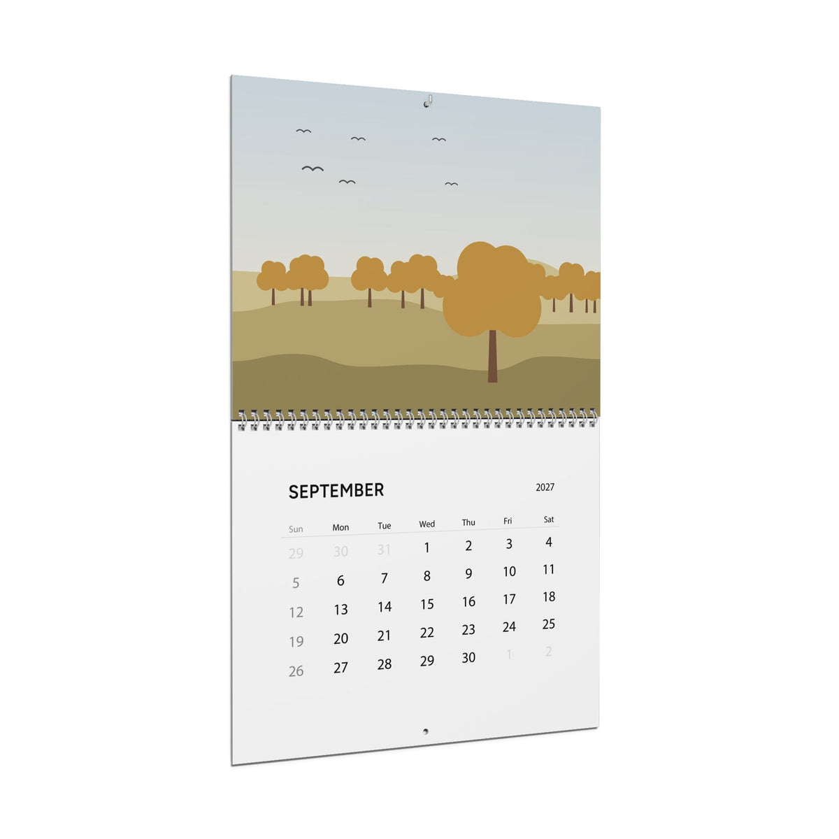 2027 Personalized Photo Wall Calendar – 12 Months of Your Photos