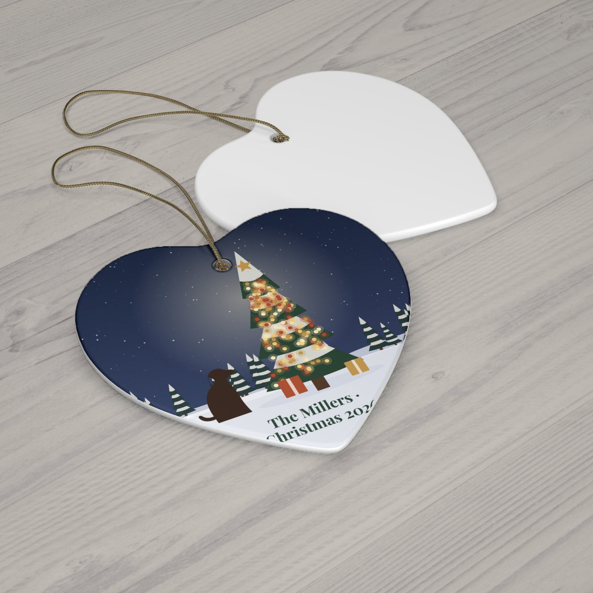 Personalized Photo Ornament – Custom Ceramic Christmas Keepsake